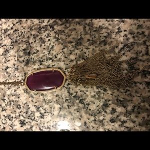 Kendra Scott Rayne necklace- purple